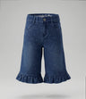 Jeans bebé con vuelos y brillos