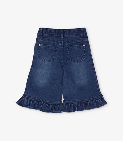 Jeans bebé con vuelos y brillos