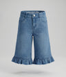Jeans bebé con vuelos y brillos