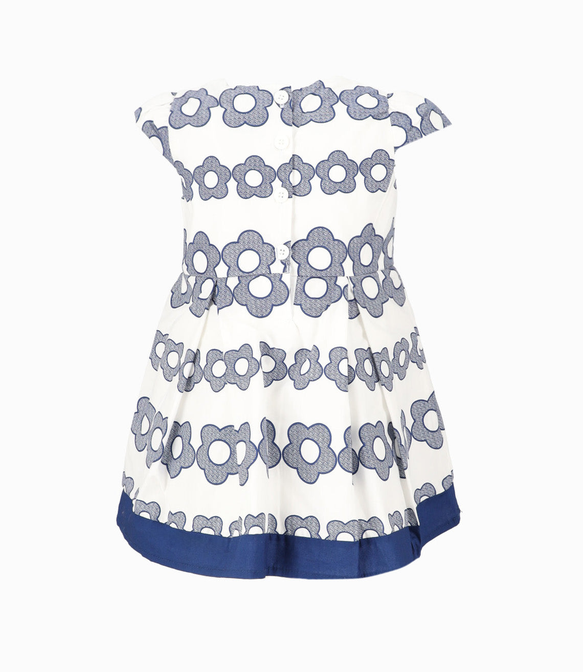 Vestido Bebé Floreado 3 meses / Azul Marino
