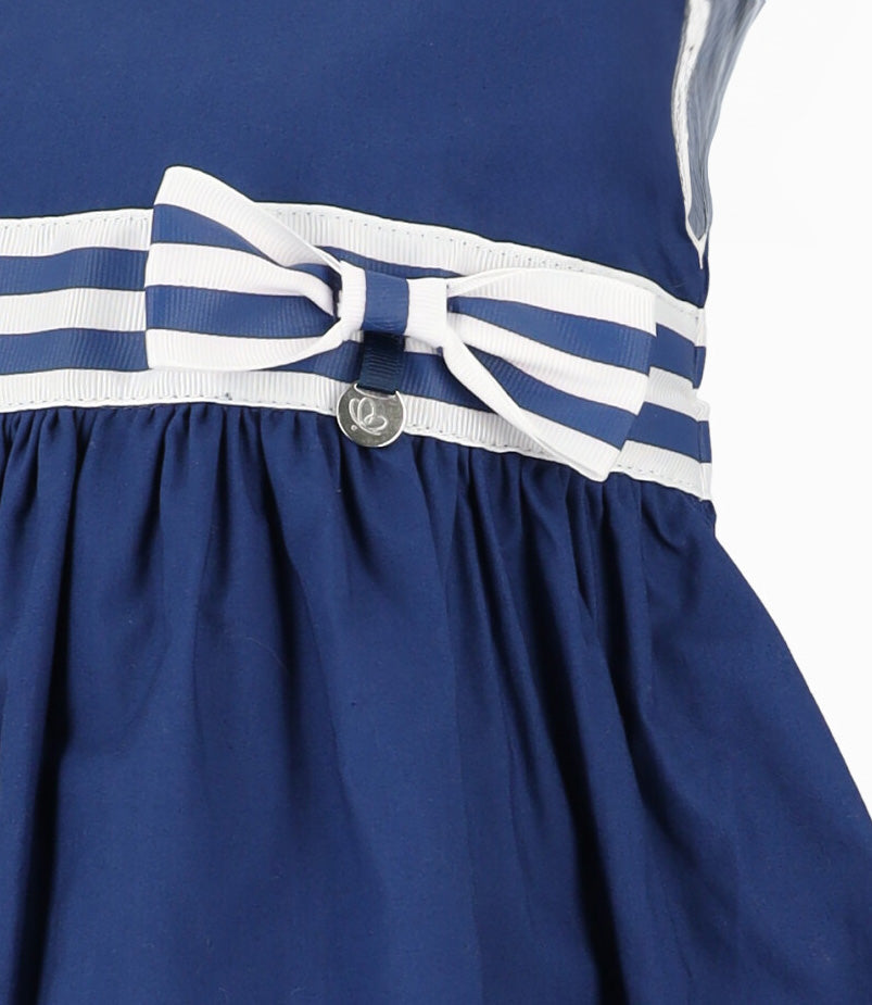 Vestido Bebé Con Lazo 3 meses / Azul Marino