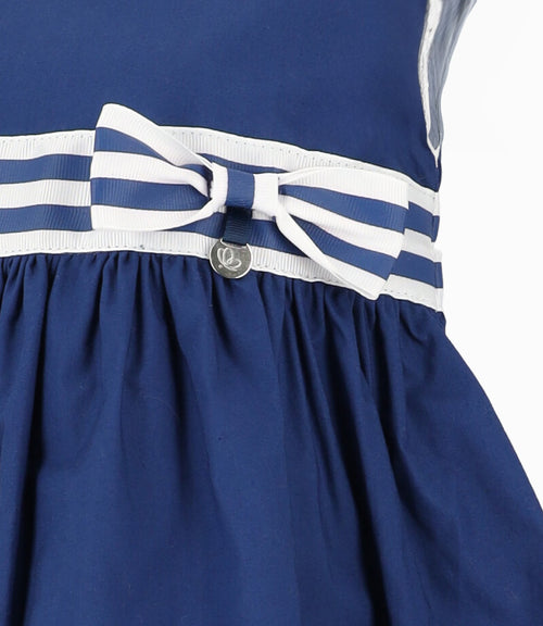 Vestido Bebé Con Lazo 3 meses / Azul Marino