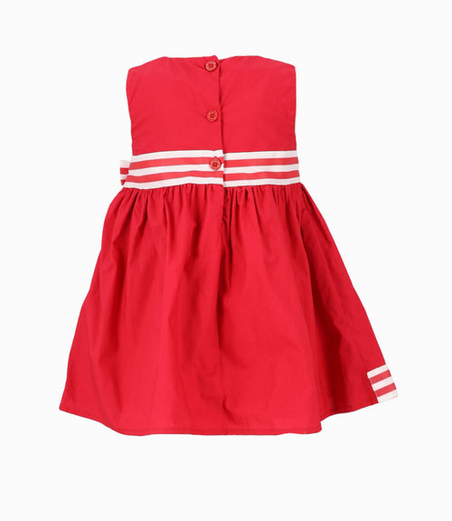 Vestido Bebé Con Lazo 3 meses / Rojo