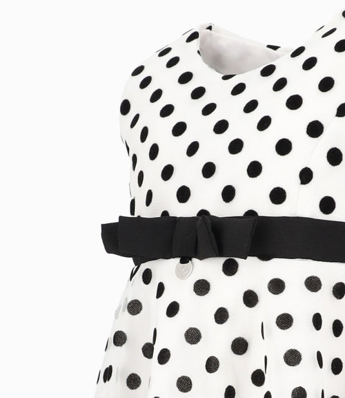 Vestido Bebé Con Puntos 3 meses / Negro