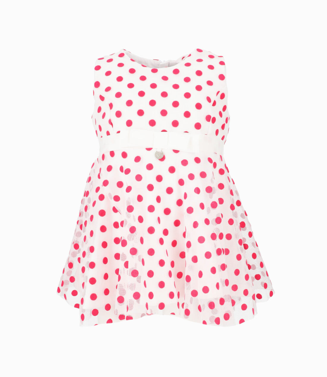 Vestido Bebé Con Puntos 3 meses / Frambuesa