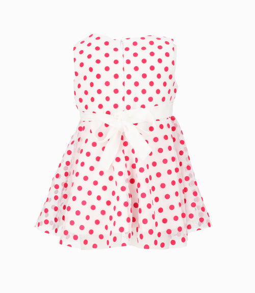 Vestido Bebé Con Puntos 3 meses / Frambuesa