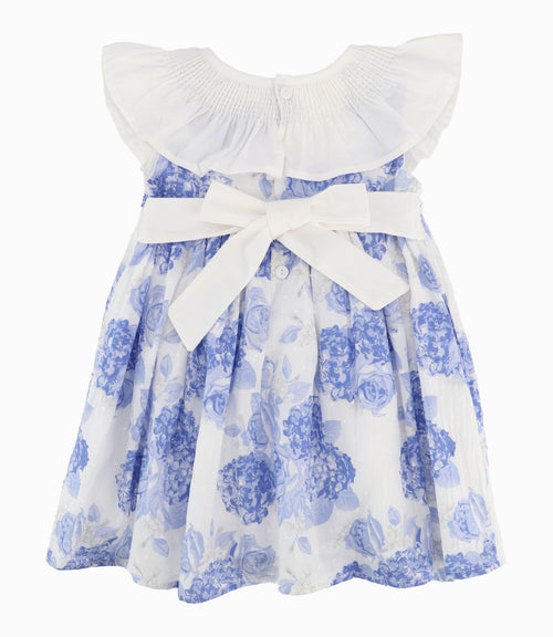 Vestido Bebé Floreado 3 meses / Celeste