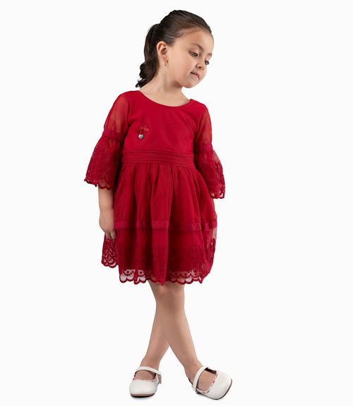 Vestido Bebé Con Lazo