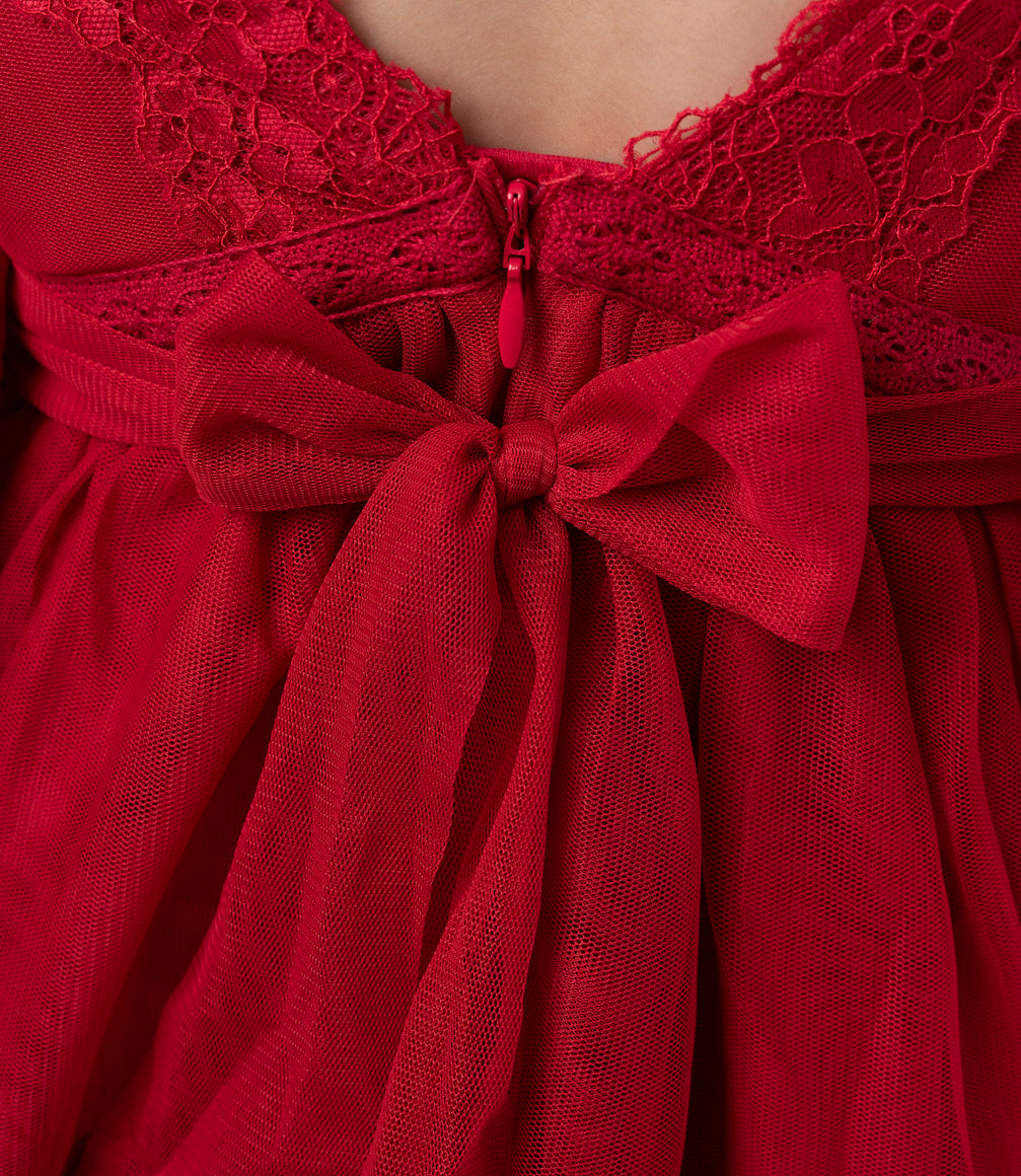 Vestido Bebé Con Lazo