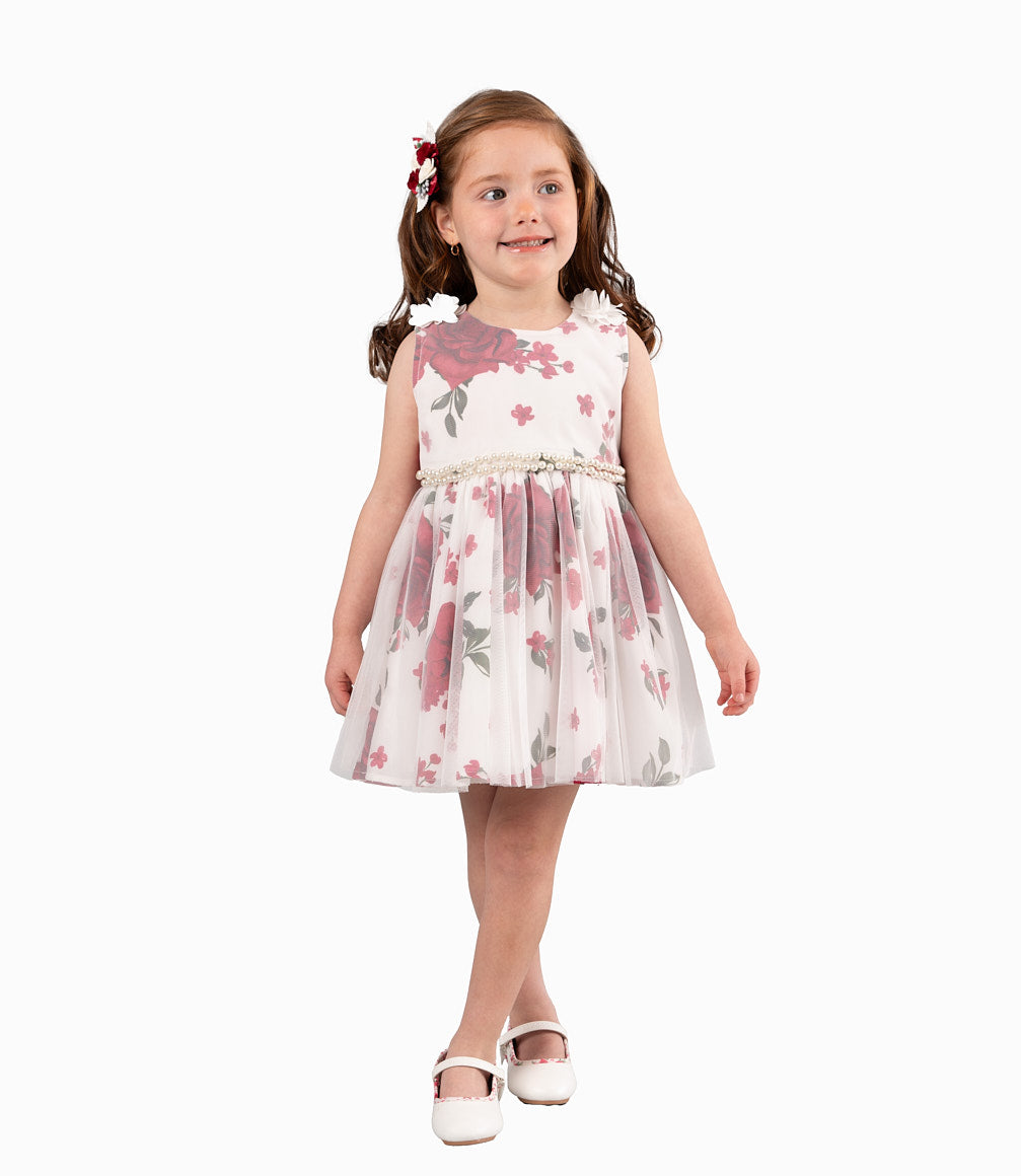 Vestido Bebé Con Flores