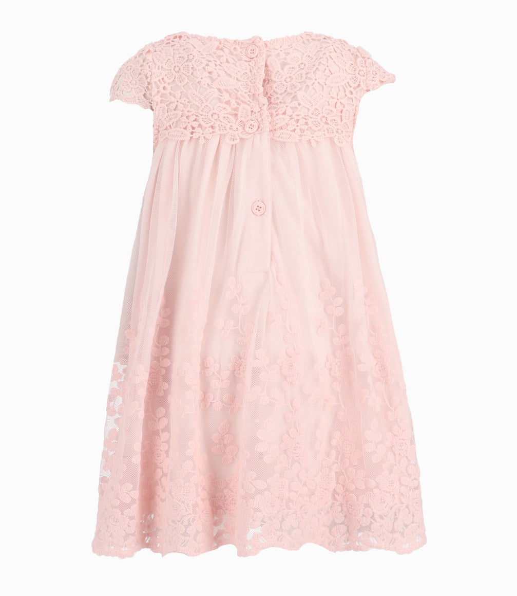 Vestido Bebé Formal 3 meses / Palo Rosa