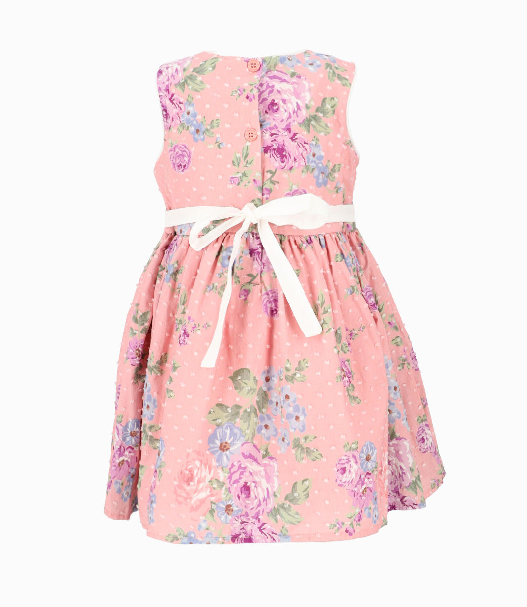 Vestido bebé con bolero 3 meses / Coral