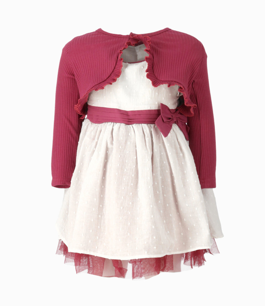 Vestido bebé con bolero