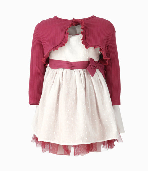 Vestido bebé con bolero