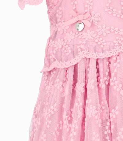 Vestido bebé de tul 3 meses / Palo Rosa