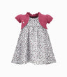 Vestido bebé con bolero tejido