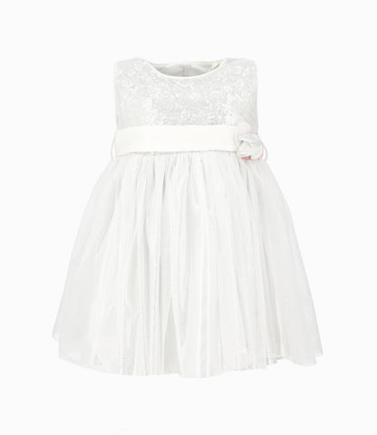 Vestido bebé niña con tul