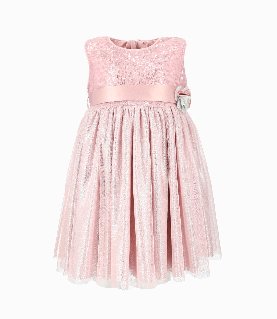 Vestido bebé niña con tul 3 meses / Palo Rosa