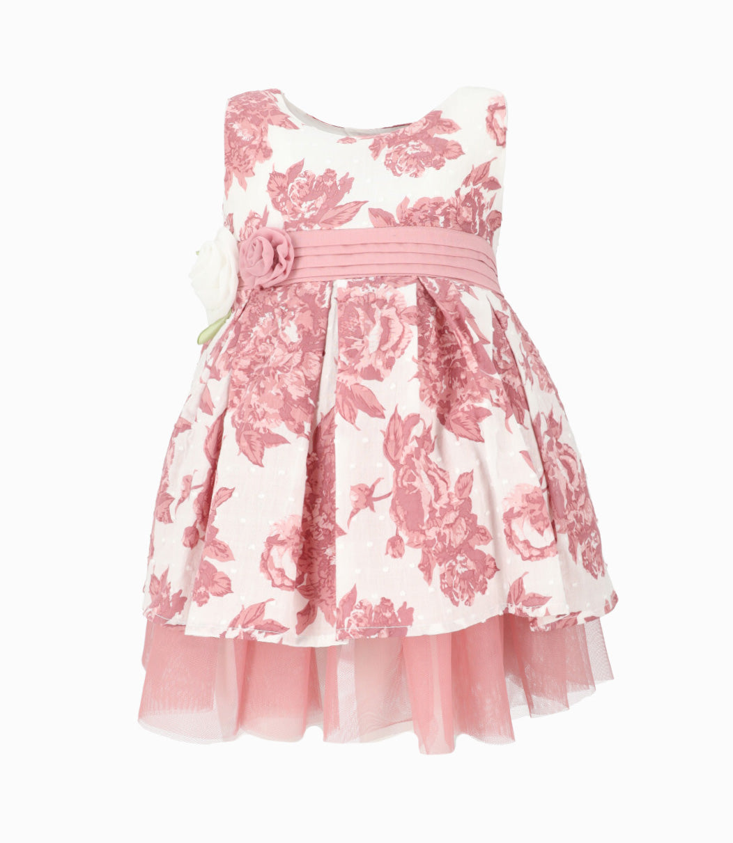 Vestido niña con lazo