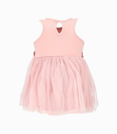 Vestido bebé de tul 3 meses / Rosado