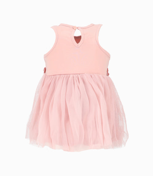 Vestido bebé de tul 3 meses / Rosado