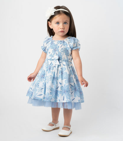 Vestido bebé floreado