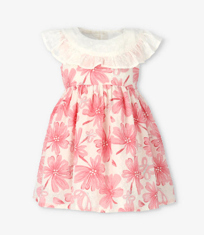 Vestido bebé floreado 3 meses / Rosado