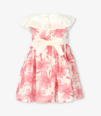 Vestido bebé floreado 3 meses / Rosado