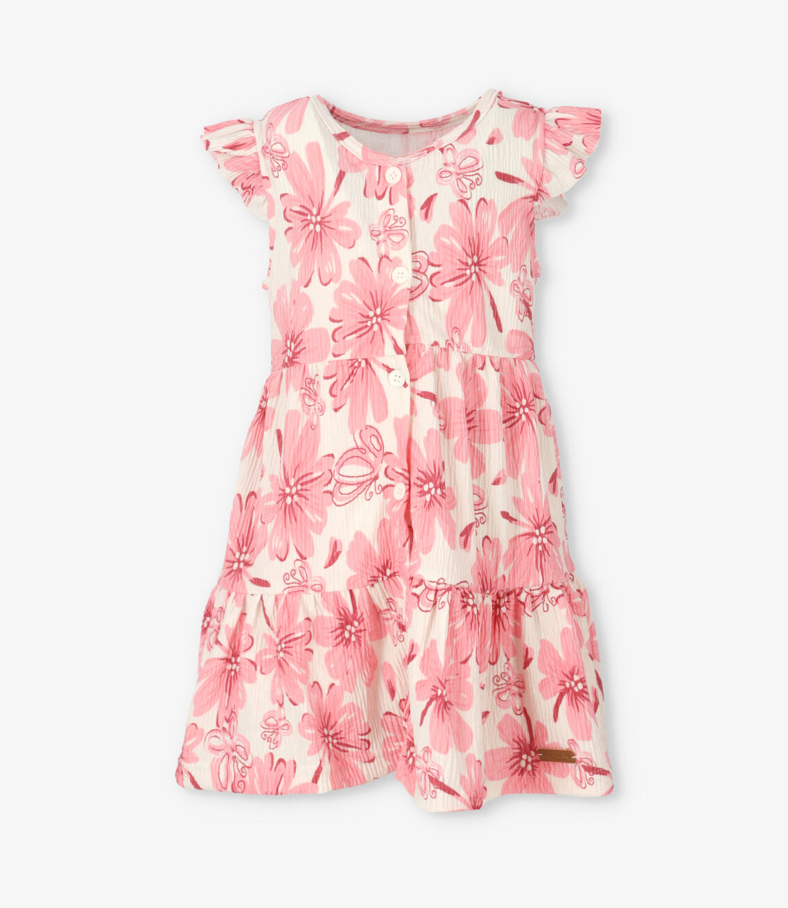 Vestido bebé floreado 3 meses / Rosado