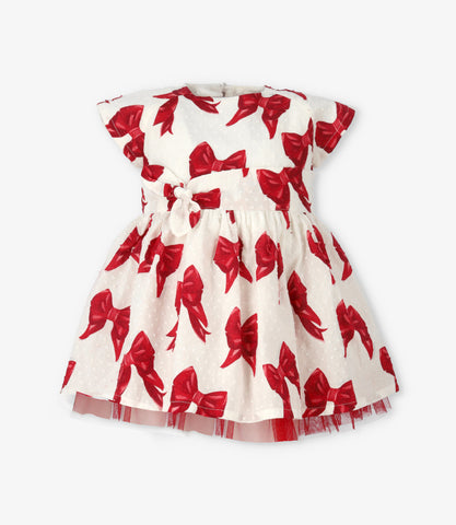 Vestido bebé con lazos