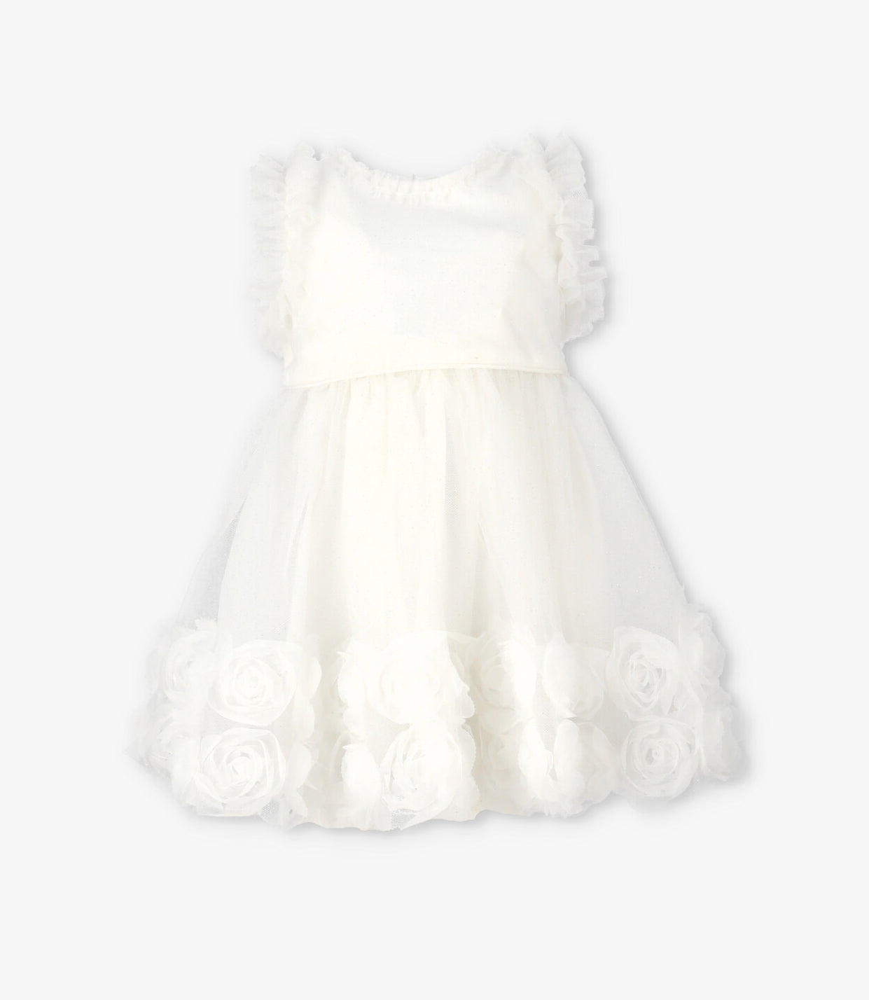 Vestido bebé sin mangas 3 meses / Crudo