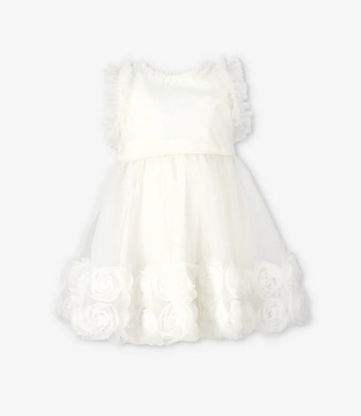 Vestido bebé sin mangas 3 meses / Crudo