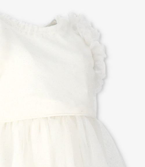 Vestido bebé sin mangas 3 meses / Crudo