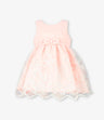 Vestido bebé flores bordadas