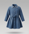 Vestido bebé de denim con bordados