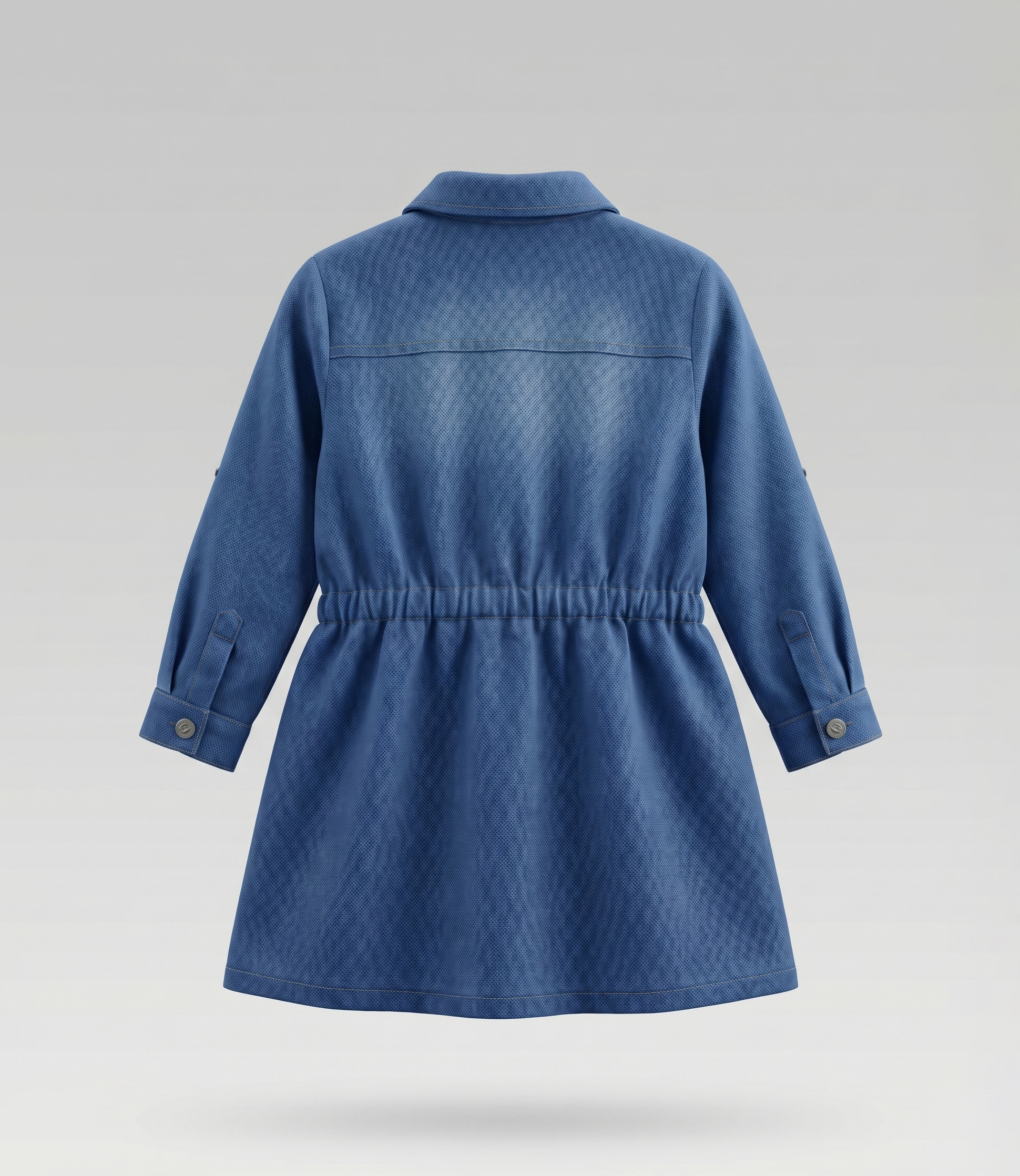 Vestido bebé de denim 3 meses / Azul Marino
