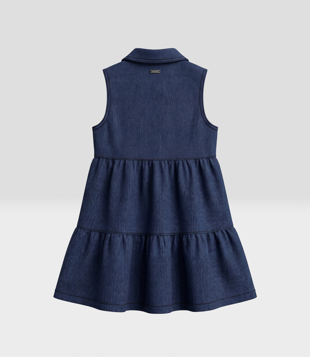 Vestido bebé de denim 3 meses / Azul