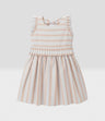 Vestido bebé rayado