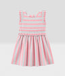 Vestido bebé rayado