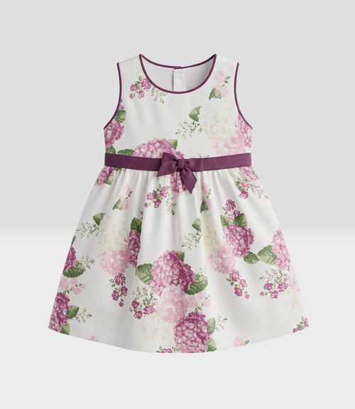 Vestido bebé floreado