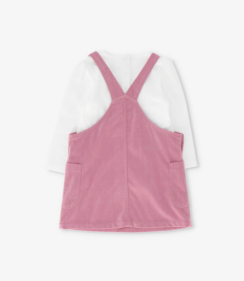 Vestido bebé de cotelé