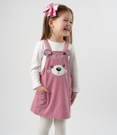 Vestido bebé de cotelé