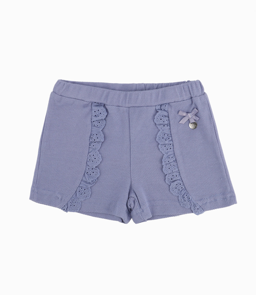 Short Niña Con Vuelos