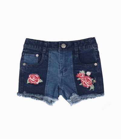 Short bebé niña bicolor 3 meses / Azul Marino