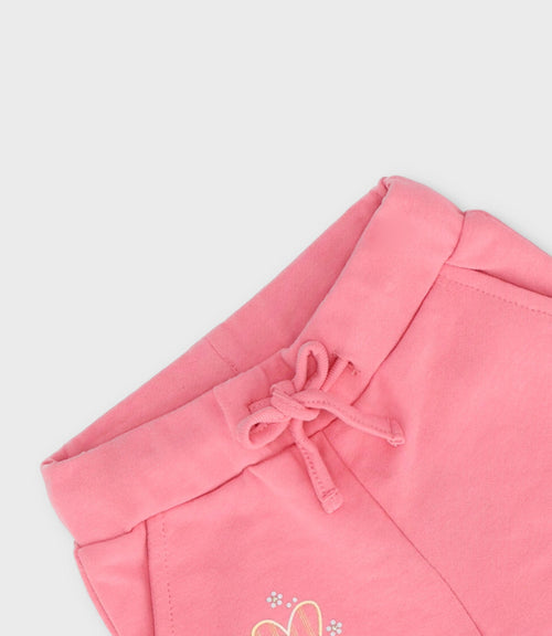 Short bebé con corazones 3 meses / Coral