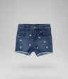 Short bebé con flores bordadas