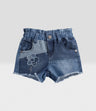 Short bebé patchwork con flor