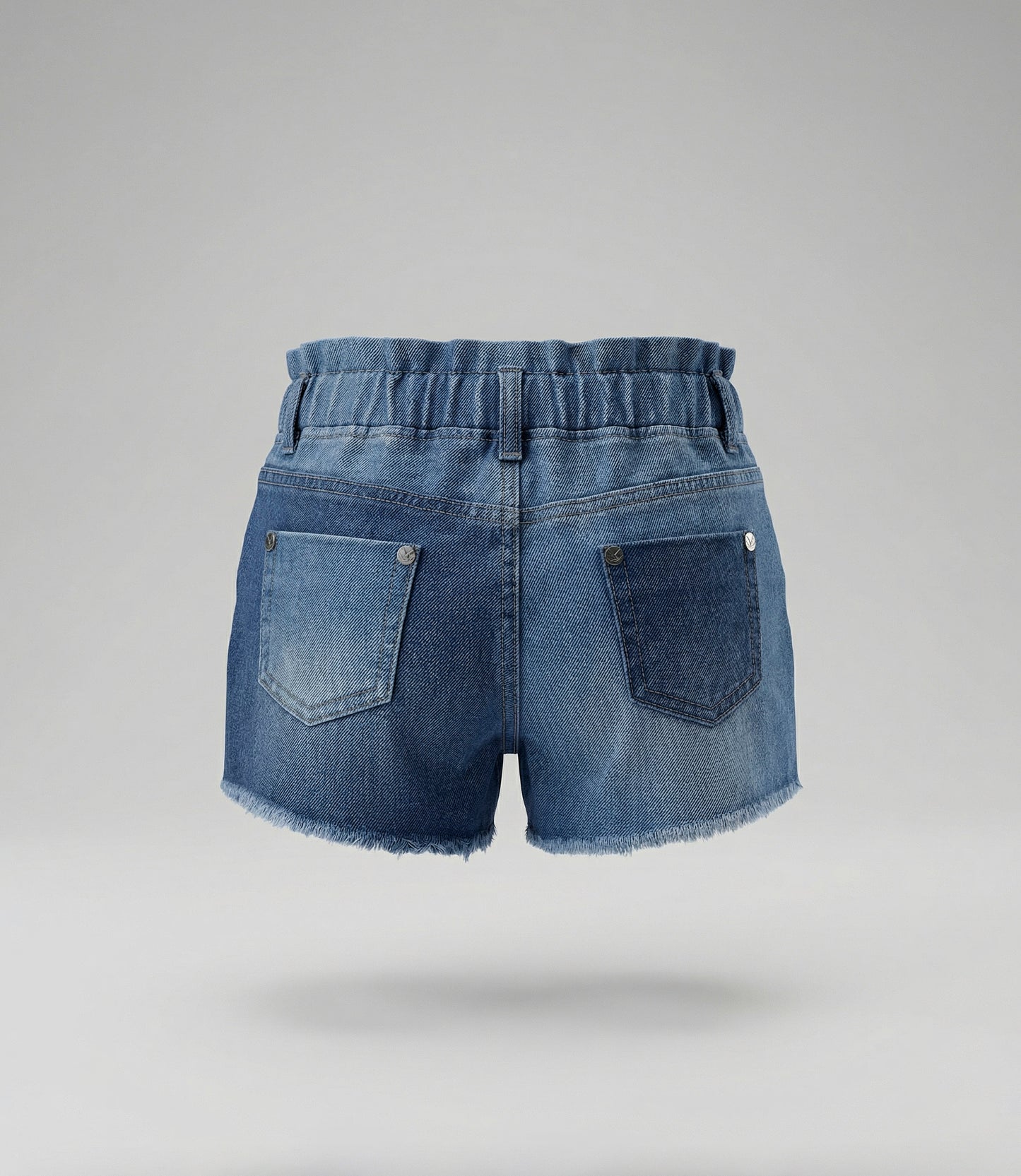 Short bebé patchwork con flor 3 meses / Azul Marino