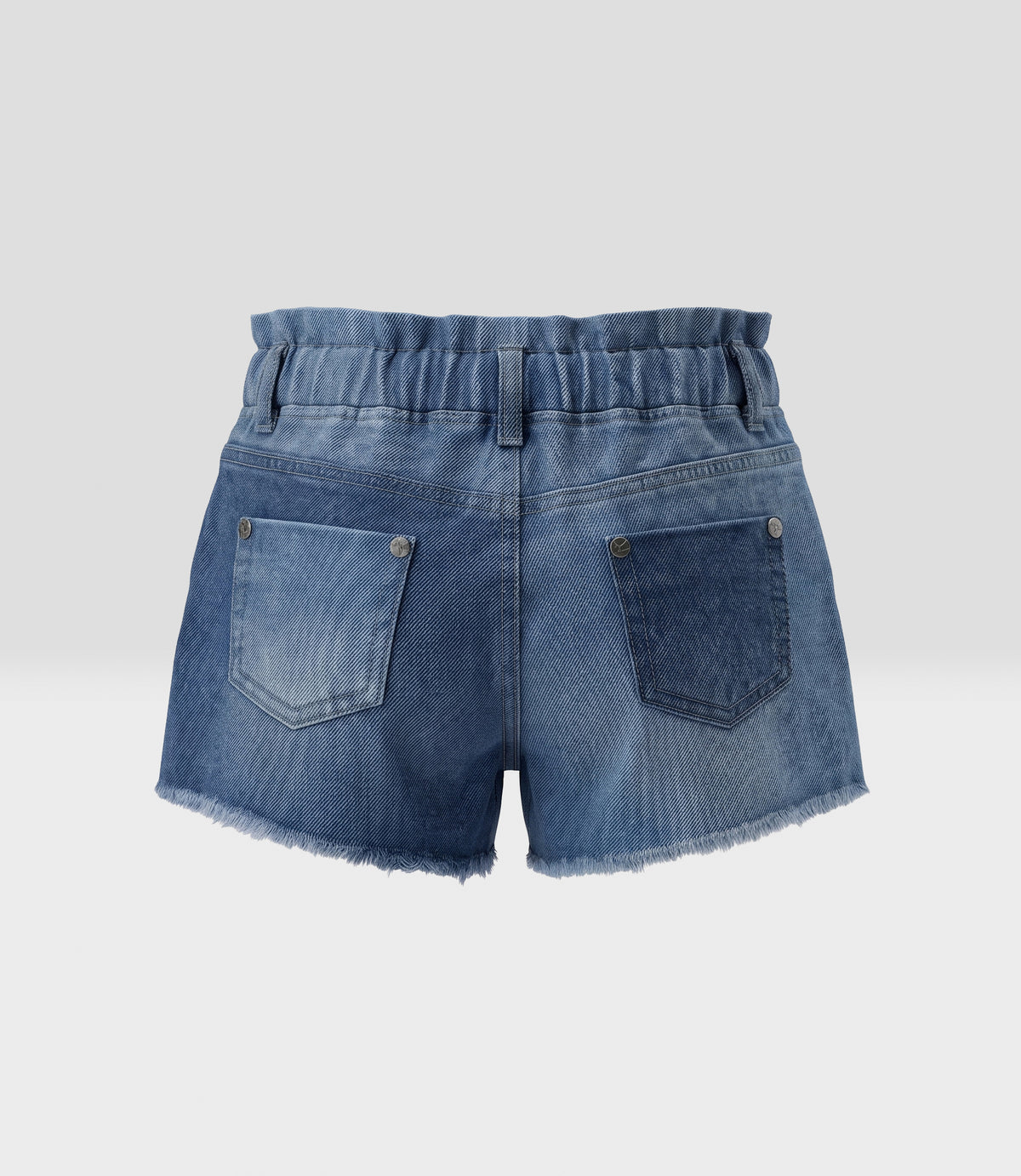 Short bebé patchwork con flor 3 meses / Azul Marino