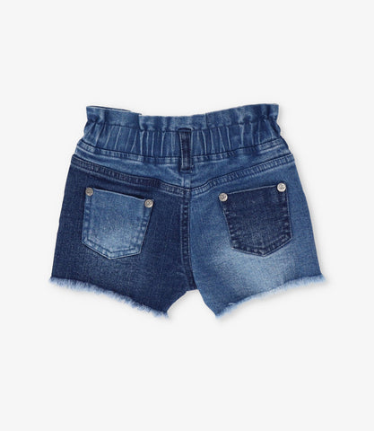 Short bebé patchwork con flor